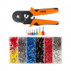 Krimpovacie kliešte na koncovky 205 mm NEO TOOLS so 1200 dutinkami