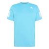 Pánske tričko adidas Club Tennis Climacool 3-Stripes T-Shirt Signal Cyan XXL