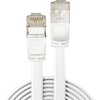 LINDY 47540 RJ45 sieťové káble, prepojovacie káble CAT 6A U/FTP 0.30 m biela s ochranou 1 ks; 47540