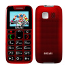 EVOLVEO EasyPhone, mobilný telefón pre seniorov s nabíjacím stojanom, červená EP-501-RD