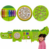 Viga Toys VIGA senzorická tabuľa Manipulačný krokodíl FSC Montessori certifikát