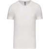 KARIBAN VINTAGE V-NECK K357 / Pánske tričko s krátkym rukávom - white M