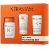 Kérastase Nutritive intenzivně vyživující šampon 80 ml + hloubkově regenerační kondicionér pro suché vlasy 75 ml + termoochranný krém pro uhlazení nepoddajných vlasů 50 ml