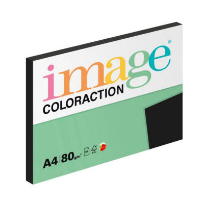 Mondi Farebný papier Image Coloraction, A4, 80g, čierny, 100 hárkov