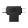 Adaptér OTG USB 3.0 na USB-C a Micro USB Vention CDIB0