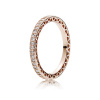 PANDORA prsten Srdce PANDORA 48 180963CZ-48