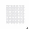 Berilo Protišmyková podložka do sprchy Biela PVC 68 x 36 x 1 cm (6 ks)