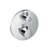 HansGrohe Ecostat S - Termostatická batéria pod omietku na 2 spotrebiče, chróm 15758000