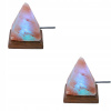 Soľná lampa - 2x minerálne soli umeleckú lampu nočnú lampu (2x minerálne soli umeleckú lampu nočnú lampu)