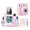 Silikónové puzdro + nálepky + remienok na fotoaparát FujiFilm Instax Mini 12