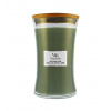 WoodWick Mint Leaves & Oak vonná sviečka s dreveným knôtom 609,5 g