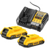 Akumulátor Li-Ion DeWalt 18 V 2 Ah (DCB1104D2-QW)