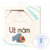 Body s potiskem New Baby Už mám rok modré