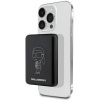 Karl Lagerfeld Ikonik MagSafe 5W 3000mAh indukčná power banka - čierna (Karl Lagerfeld Ikonik MagSafe 5W 3000mAh indukčná power banka - čierna)