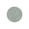 Svetlozelený prateľný ručne tkaný bavlnený detský koberec ø140 cm Round Dot Blue Sage – Lorena Canals