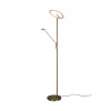 Trio LED stojací lampa Brantford mosaz 425610204