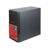 AMEI AM-C1002BR/Micro ATX/Čierna a červená (AMEI Case AM-C1002BR)