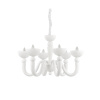 Závesné svietidlo/Luster Ideal lux 093994 BON BON SP6 BIANCO 6xE14 40W biela
