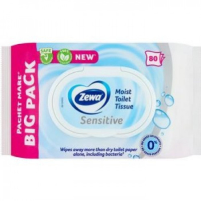 Zewa Sensitive vlhčený toaletný papier 80 ks