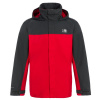Karrimor 3 in 1 Waterproof Jacket Mens Grey/Hot Red L