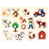 Bino Drevené puzzle farma 14 dielikov Bino Drevené puzzle farma 14 dielikov