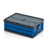 Skladacia prepravka EURO s vekom 60x40x22(v) cm