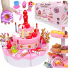 Narodeninová torta na suchý zips LandToys LT192 ružová