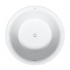 Duravit White Tulip - Voľne stojaca vaňa, priemer 140 cm, ClickClack, biela 700470000000000