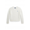 Detský bavlnený sveter Polo Ralph Lauren 313A11238001 biela 130-134