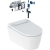 GEBERIT AquaClean Sela závesný elektronický bidet s keramikou (so súpravou na odsávanie zápachu), TurboFlush, 375 x 565 mm, biela/kryt biela, s povrchom KeraTect, 146.226.01.1