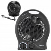 Teplovzdušný ventilátor Kaspar čierny 2000 W s termostatom, 3 úrovne