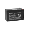Baterie olověná 12V 7.0Ah GETI (konektor 4,75 mm)