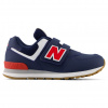Detské topánky New Balance PV574NF – tmavomodrá