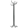 Autronic 83707-06 BK Vešiak stojanový, kovová konštrukcia, čierny matný lak, výška 188 cm, nosnosť 12 kg
