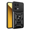 TopQ Ultra odolný zadný kryt Armor Lens na Xiaomi Redmi Note 13 5G čierny