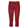 Ortovox dámske nohavice Fleece Light Short Pants W | farba: dark blood blend, veľkosť: S