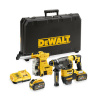 DeWalt FlexVolt DCH335X2 aku kombi kladivo s odsávaním SDS Plus 54V 2x3,0Ah aku