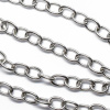 Retiazka z chirurgickej ocele Oval 5 mm / 50-90cm - 50 cm