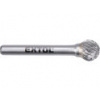 Extol Industrial 8703735 fréza karbidová, guľová, pr.12mm/stopka 6mm,sek stredná (double-cut)
