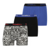 Pánske Boxerky O NEILL M BOXERSHORTS GULF STREAM BLACK 3PK 203021101-7000P – Multicolor