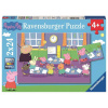 RAVENSBURGER Prasátko Peppa ve škole 2x24 dielov