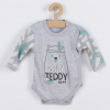 NEW BABY Dojčenské body s bočným zapínaním New Baby Wild Teddy - 68
