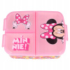 Stor delený plastový box na desiatu Minnie Mouse Butterfly 51120