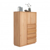 Linea Natura KOMODA, jadrový buk, farba buka, 100/143,1/41 cm - Obývacie zostavy - 002730000403