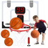 VNÚTORNÝ MINI BASKETBALOVÝ KÔŠ PRE DETI, JEDNODUCHÁ MONTÁŽ S LOPTOU