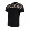 Pánske tričko Sensor Merino Impress s krátkym rukávom black/camo - L