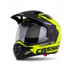 Přilba Tour 2.0 Dual, CASSIDA (žlutá fluo/černá/černý matný kšilt, plexi s přípravou pro Pinlock) 2025 2XL (63 až 64 cm)