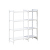 Systém zásuvných plastových regálov PREMIUM ,š x h police 600 x 600 mm