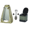 Giants fishing set toaleta + hygienický stan Quick Fold Tent + lopatka