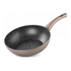Panvica Wok MagicHome Coffee Brown Line, 28cm